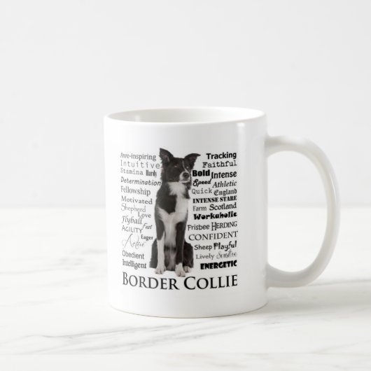 Grenzcollie-Zucht-Merkmal-Tasse Tasse (Rechts)