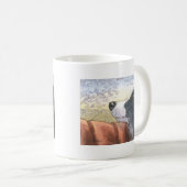 Grenzcolliehund wartete in Auto Kaffeetasse (VorderseiteRechts)
