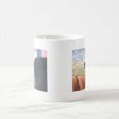 Grenzcolliehund wartete in Auto Kaffeetasse (Mittel)