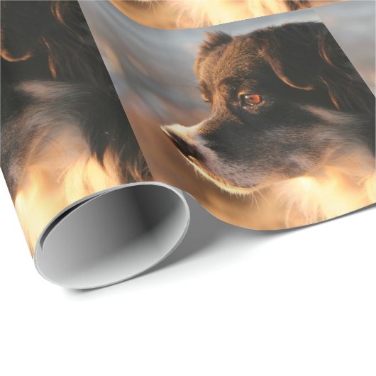 GrenzCollies Geschenkpapier (Rolleneckpunkt)