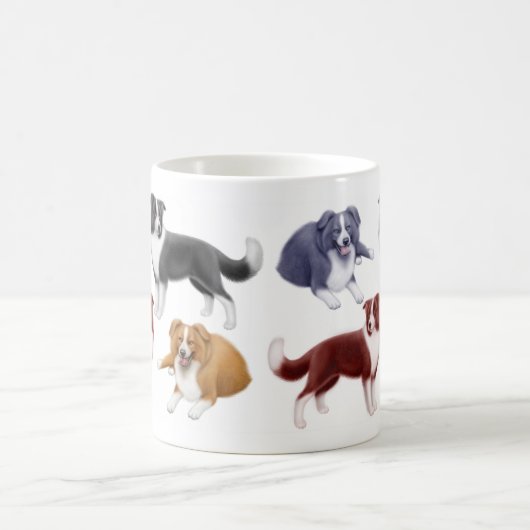 GrenzCollies-Tasse Kaffeetasse (Mittel)