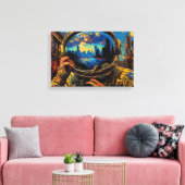 GRENZE 10 LEINWANDDRUCK (Insitu (Wohnzimmer))