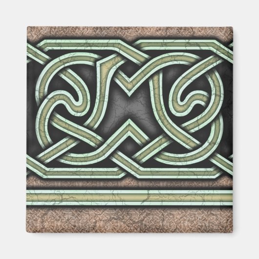 Grenze B, grünes, gerade Magnet (Vorne)