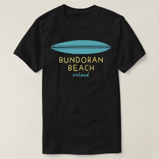 GRENZE BUNDORAN STRAND IRLAND T-Shirt (Design vorne)