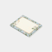 Grenze der wild lebenden Blume Post-it Klebezettel (angewinkelt)