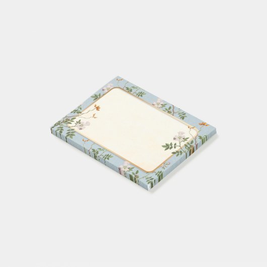 Grenze der wild lebenden Blume Post-it Klebezettel (angewinkelt)