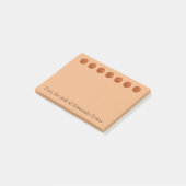 Grenze des Basketball-O Post-it Klebezettel (angewinkelt)