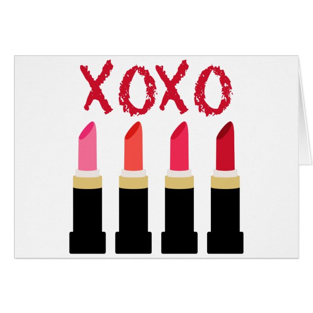 Grenze des Lippenstift-XOXO (Vorderseite (Horizontal))