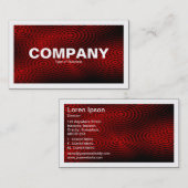 Grenze - Elektrischer Regen - rot Visitenkarte (Vorne/Hinten)