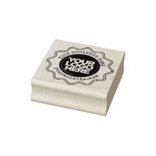 Grenze für benutzerdefiniertes Firmenlogo Gummistempel