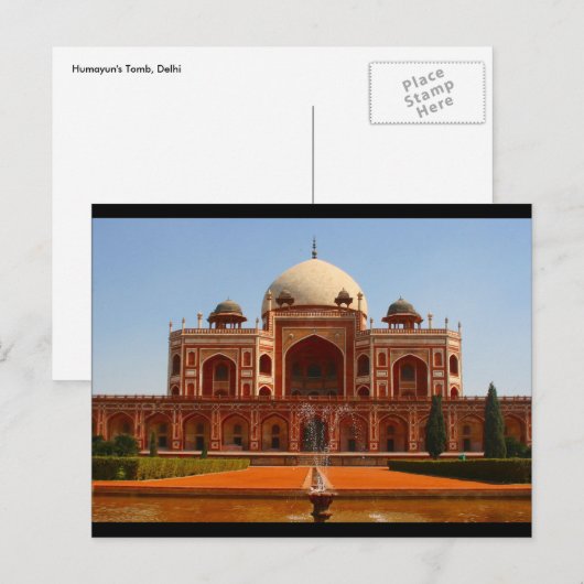 Grenze humayun postkarte (Vorne/Hinten)