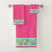 Grenze Pastel Paisley Badhandtuch Set (Insitu)