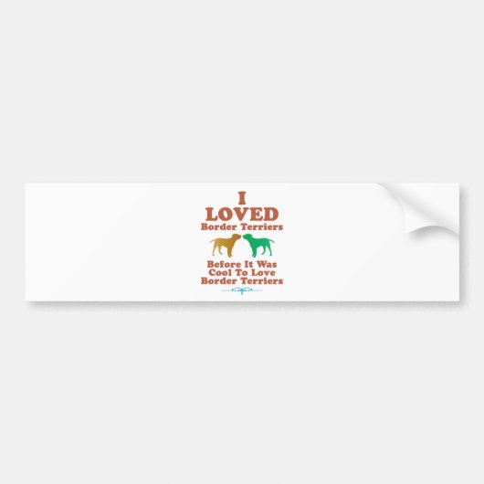 Grenze Terrier Autoaufkleber (Vorne)