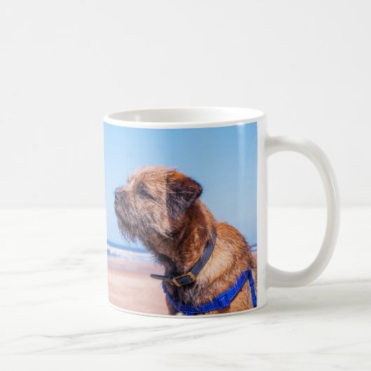 Grenze-Terrier Hundegeschenk-Tasse, Grenzterrier Kaffeetasse (Rechts)