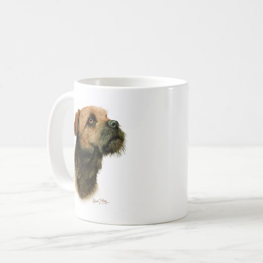 Grenze Terrier Kaffeetasse (Vorderseite Links)