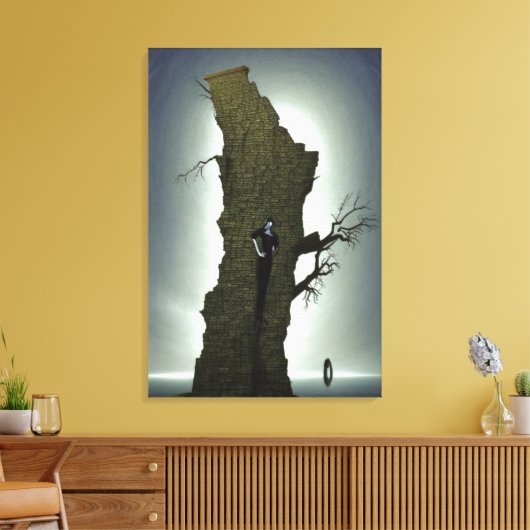 Grenzen Bereiche Canvas Print Leinwanddruck (Insitu (Wohnzimmer))