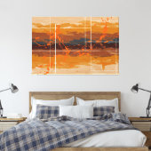 Grenzen des Chaos Leinwanddruck (Insitu (Schlafzimmer))