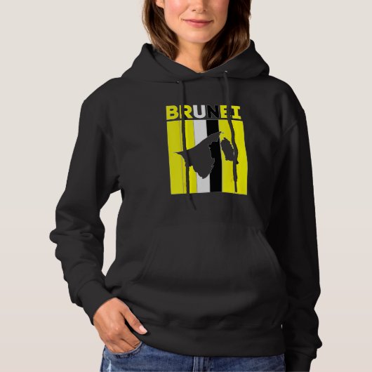 Grenzen des Landes Brunei Hoodie (Vorderseite)