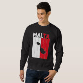 Grenzen des Landes Malta Sweatshirt (Vorne ganz)