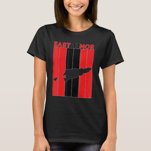 Grenzen des Landes Osttimor T-Shirt (Vorderseite)