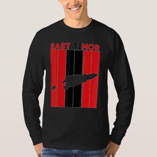 Grenzen des Landes Osttimor T-Shirt (Vorderseite)
