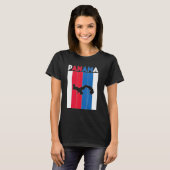 Grenzen des Landes Panama T-Shirt (Vorne ganz)