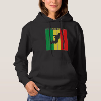 Grenzen des Landes Republik Kongo Hoodie