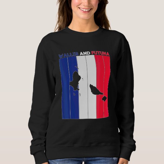 Grenzen des Landes Wallis und Futuna Sweatshirt (Vorderseite)
