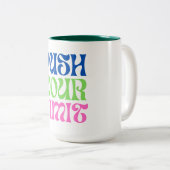 Grenzen drücken zweifarbige tasse (VorderseiteRechts)