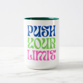 Grenzen drücken zweifarbige tasse (Mittel)