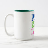 Grenzen drücken zweifarbige tasse (Links)