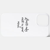 Grenzen existieren nur in Ihrem Geist Case-Mate iPhone Hülle (Rückseite (Horizontal))