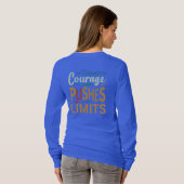 Grenzen für den Courage Pushes T-Shirt (Schwarz voll)