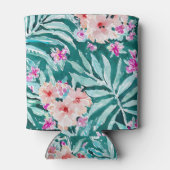 GRENZEN FÜR FLEEK Tropical Palm Hawaiian Floral Dosenkühler (Rückseite)