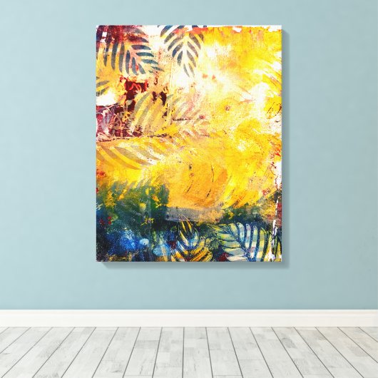 Grenzen Leinwanddruck (Insitu (Holzboden))