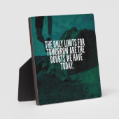 GRENZEN - Motivierend Workout Fotoplatte (Vorderseite)