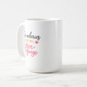 Grenzen sind meine Liebessprache Tasse (Vorderseite Links)