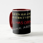 GRENZEN TASSE (Vorderseite Links)