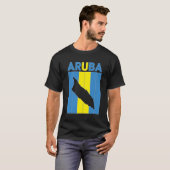 Grenzen von Aruba T-Shirt (Vorne ganz)