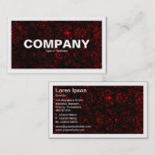Grenzenlos - Abstrakte Linien Rot Visitenkarte (Vorne/Hinten)