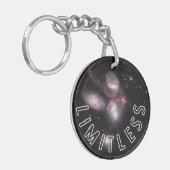 grenzenlos inspirierend Personalisiert zweiseitig Schlüsselanhänger (Vorderseite links)