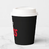 Grenzenlose Aufhellung der Fokussierung Pappbecher (Links)