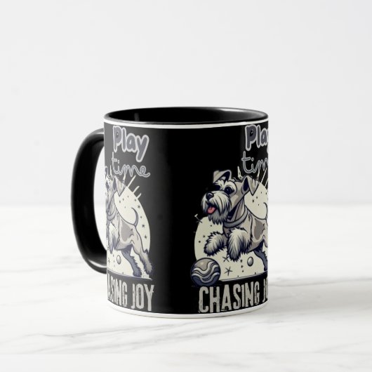 Grenzenlose Energie: Die Ball-Chase des spielerisc Tasse (Vorderseite Links)