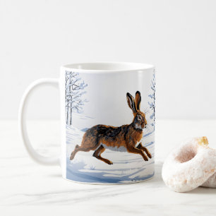 Grenzenlose Hafenfreiheit im Schnee Kaffeetasse