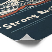 Grenzenlose Zähigkeit Poster (Ecke)