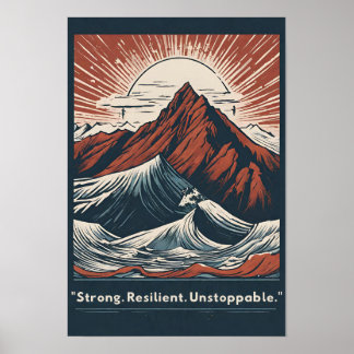 Grenzenlose Zähigkeit Poster