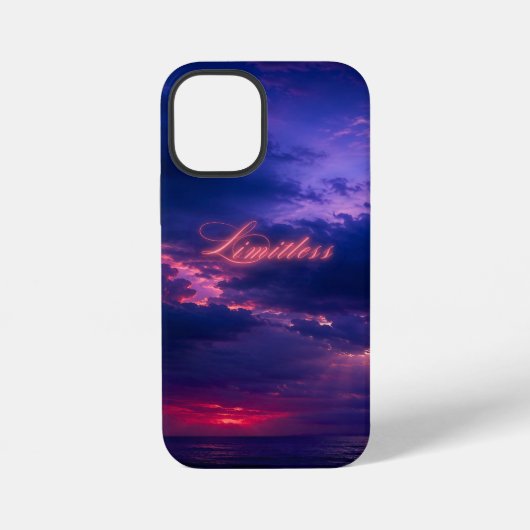 Grenzenloser Himmel - Tiefe Gewässer iPhone Hülle (Rückseite)
