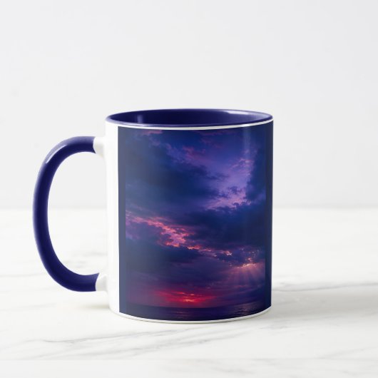 Grenzenloser Himmel - Tiefe Gewässer  Tasse (Links)