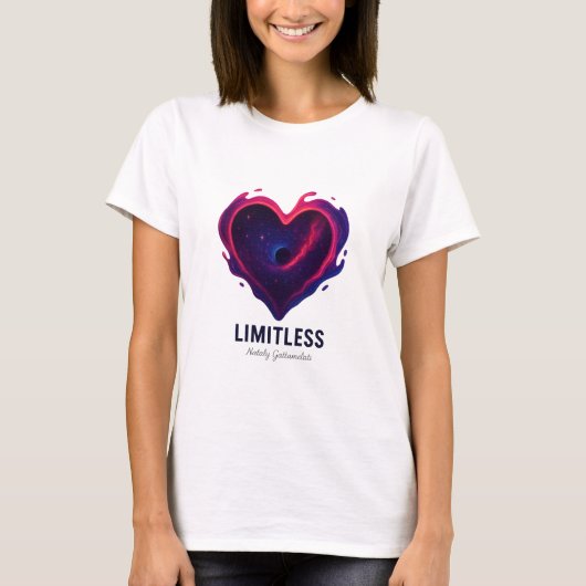 Grenzenloses Kosmisches Herz ✨ T-Shirt (Vorderseite)