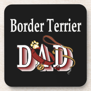 Grenzer Terrier Vater Getränkeuntersetzer